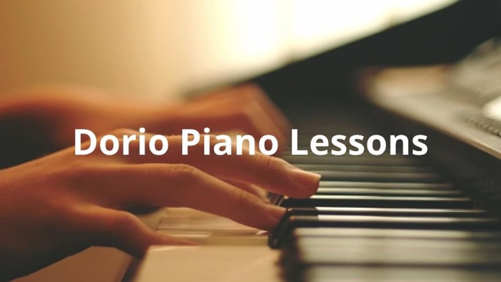 Dorio Piano Lessons | Homeschool Hall Music & The Arts